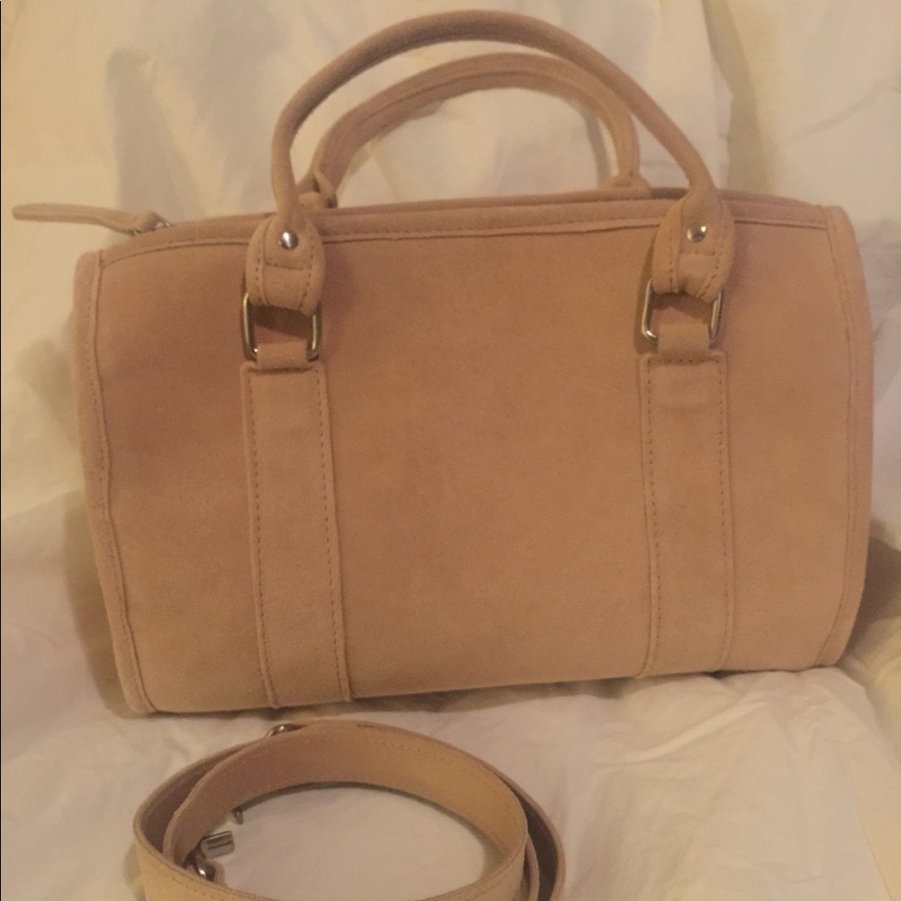 UO Audrey Suede Duffle Bag